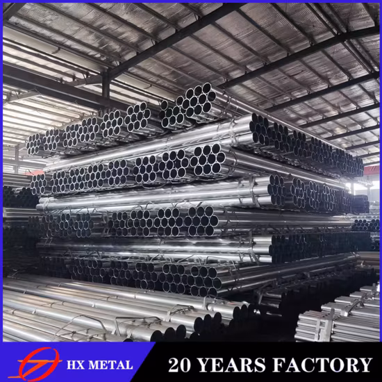 Capacità di carico del tubo per ponteggi Tubo in acciaio zincato a caldo