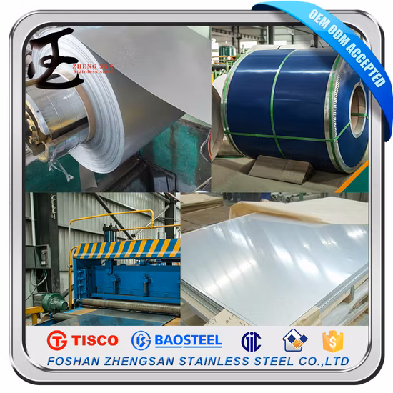 Bobina in acciaio inossidabile di grado 304 316L 201 laminata a freddo a prezzo competitivo in metà rame Ddq