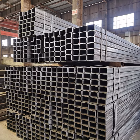 Tubo rettangolare in acciaio saldato al carbonio con tubo quadrato Gi ERW S235jr S355jrh Q195 A36 per la costruzione dalla fabbrica in Cina